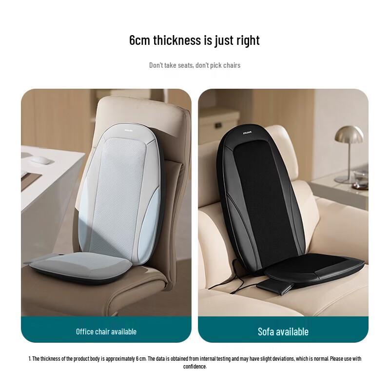 Philips Lumbar & Back Massager Cushion CN plug (adapter included)