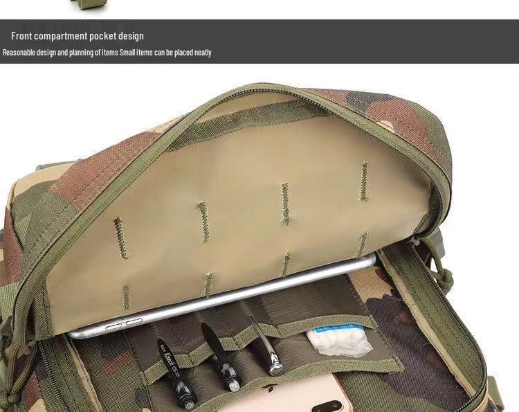 45L Camouflage Tactical Sports & Mountaineering Backpack: Large Capacity 3P Assault Pack