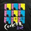 Joe Cocker Live 1990 Tour Shirt Manica Corta Nero Unisex S-234XL 1H0036 Maglietta Unisex