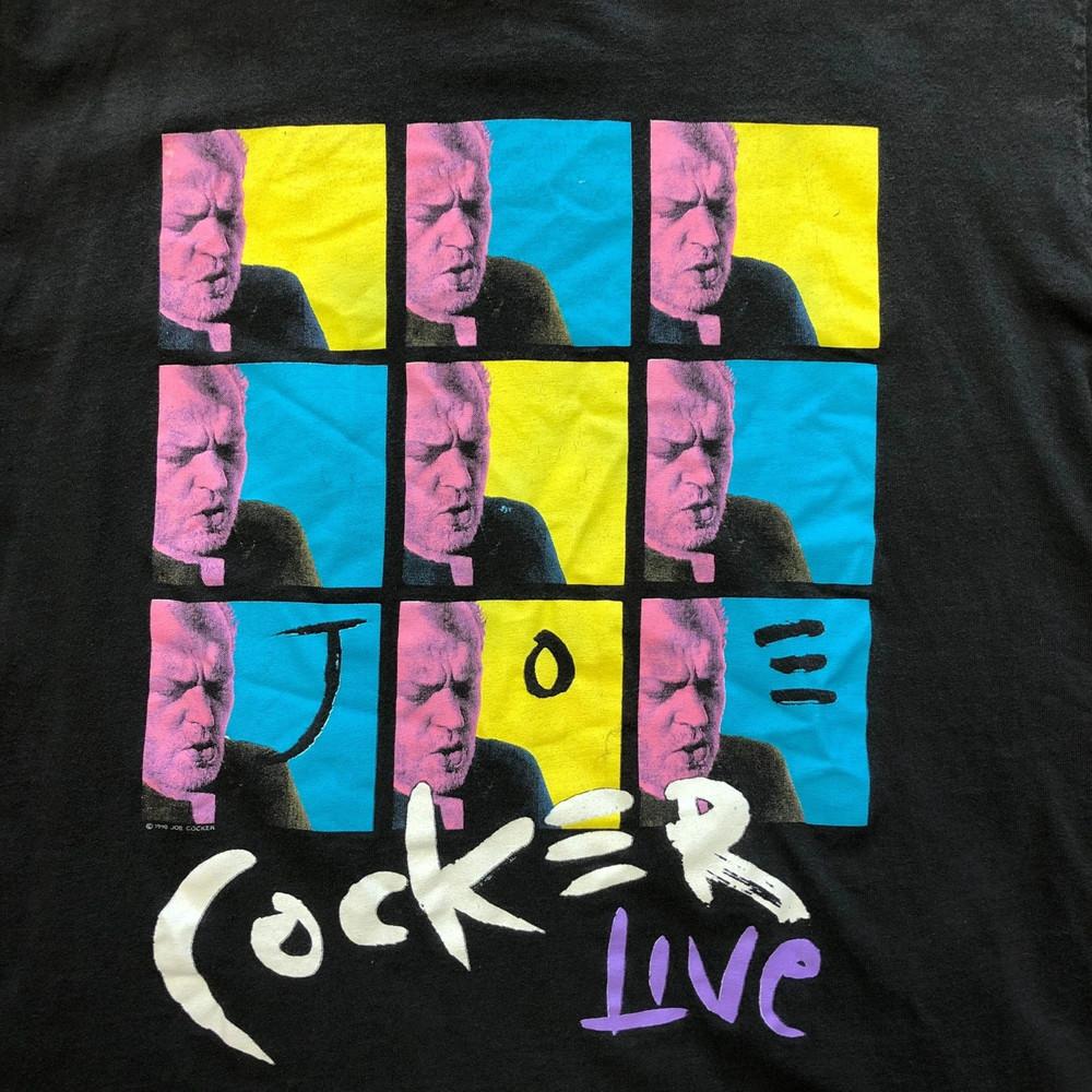 Joe Cocker Live 1990 Tour Shirt Short Sleeve Black Unisex S-234XL 1H0036 Unisex T-Shirt XXXL
