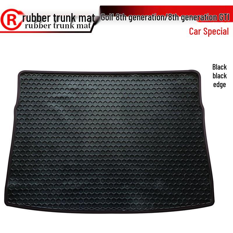 

Volkswagen Golf GTI 8th Gen Trunk/Cargo Mat Golf 8/8th Gen GTI Black with Black Trim Trunk Mat