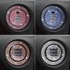 Set of 2 Car Start Button Stickers, Featuring a Rhinestone Ring Design for Decorative Purposes And, Ideal for Automotive Additions