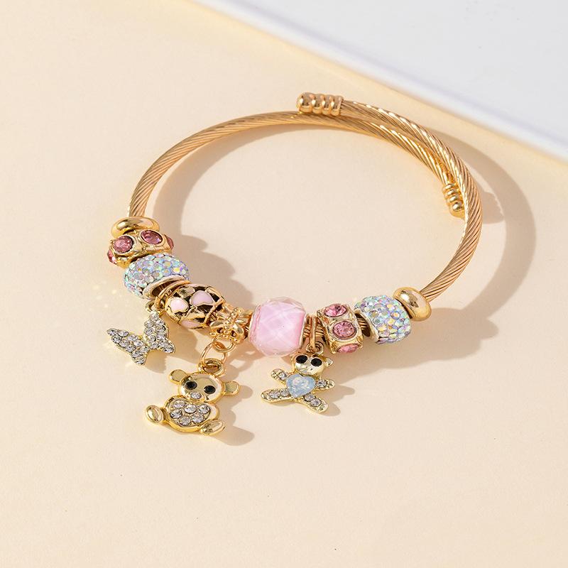 Fashion Multi-Element Rhinestone Beaded DIY Bracelet Jewelry