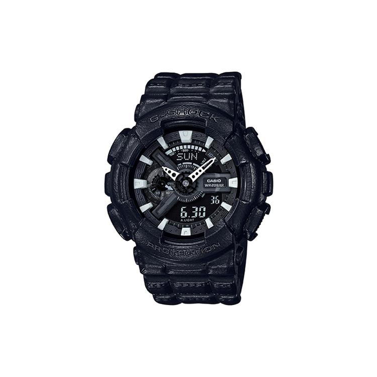 

CASIO Men Liquid Crystal/Analog Dual Display Series Black Watch GA-110BT-1A GA-110BT-1A Black Dial