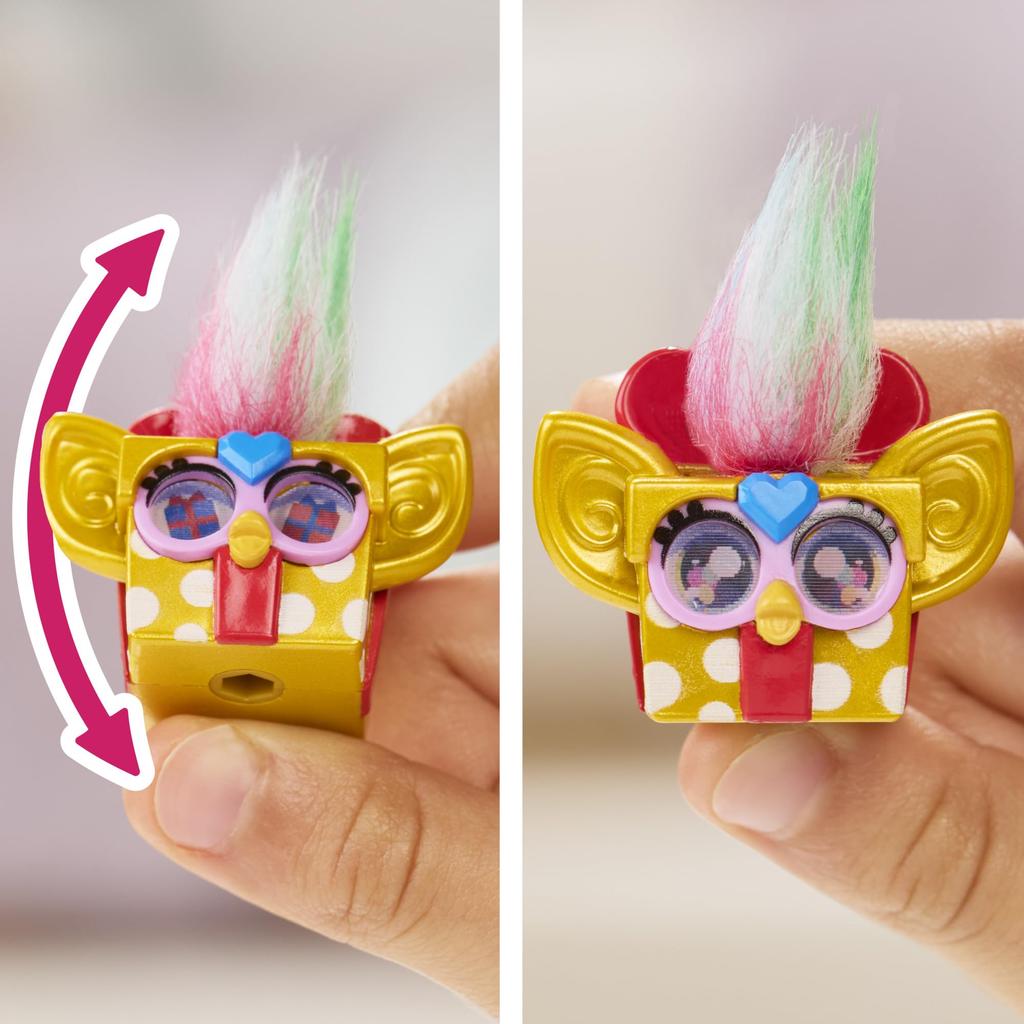 Hasbro Furby Mini Advent Věk 24 Překvapení Vánoční Samolepky Zábavný Autentický Kalendář, 5+, Hračky, 1-palcový (2,5 cm) Figurky, & Příslušenství, G1647,