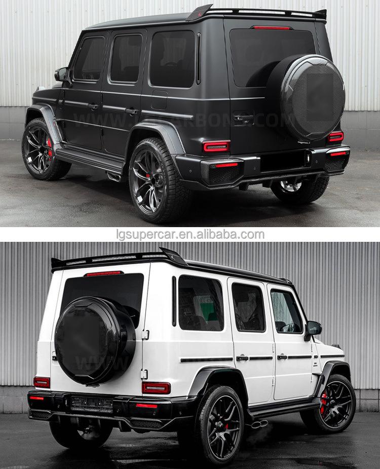 Mercedes-Benz G-Class Carbon Fiber Shark Fin Spare Tire Cover (W464/W463 G350/G500/G65/G63)