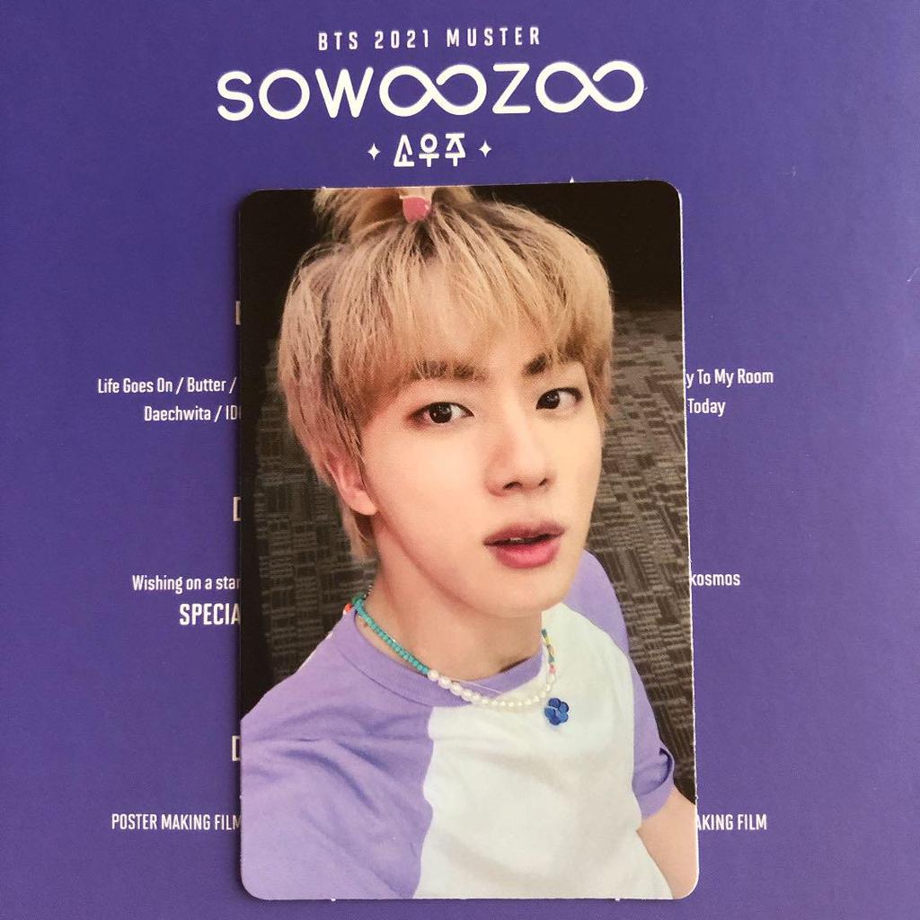 [USED] BTS Jin Trading Card Souju DVD Photo Card