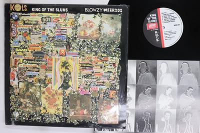 LP Record KING OF THE SLUMS  Blowzy Weirdos BRED93 CHERRY RED 1991 UK Rock Used