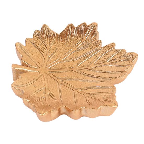 

Yousheng Leaf Shaped Jewelry Dish Small Ring Necklace Bracelet Holder Organizer Resin Decorative Trinket Dish Tray for Wedding Party Table B золотистий