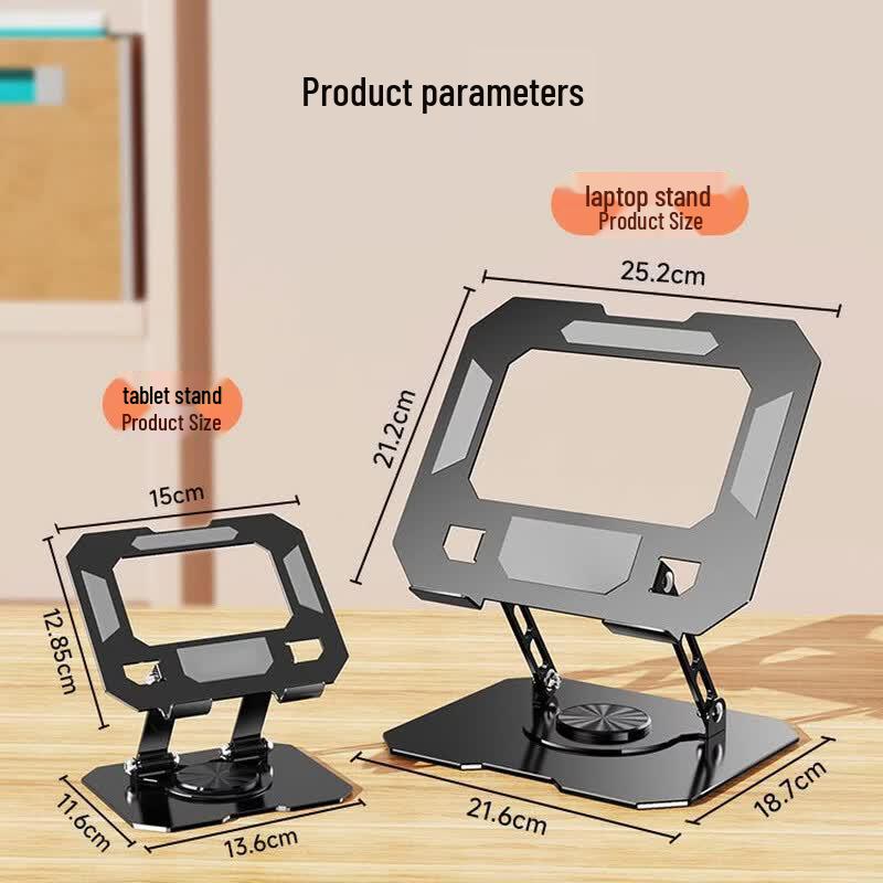 OLOEY 360° Rotating Lift Desktop Tablet & Laptop Stand