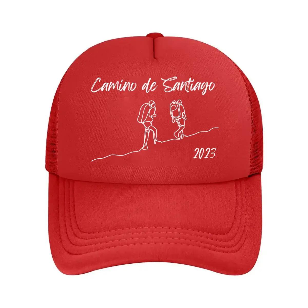 

Camino 2023 Travel - Inspired, Pilgrimage Art Design Mesh Baseball Cap One Size