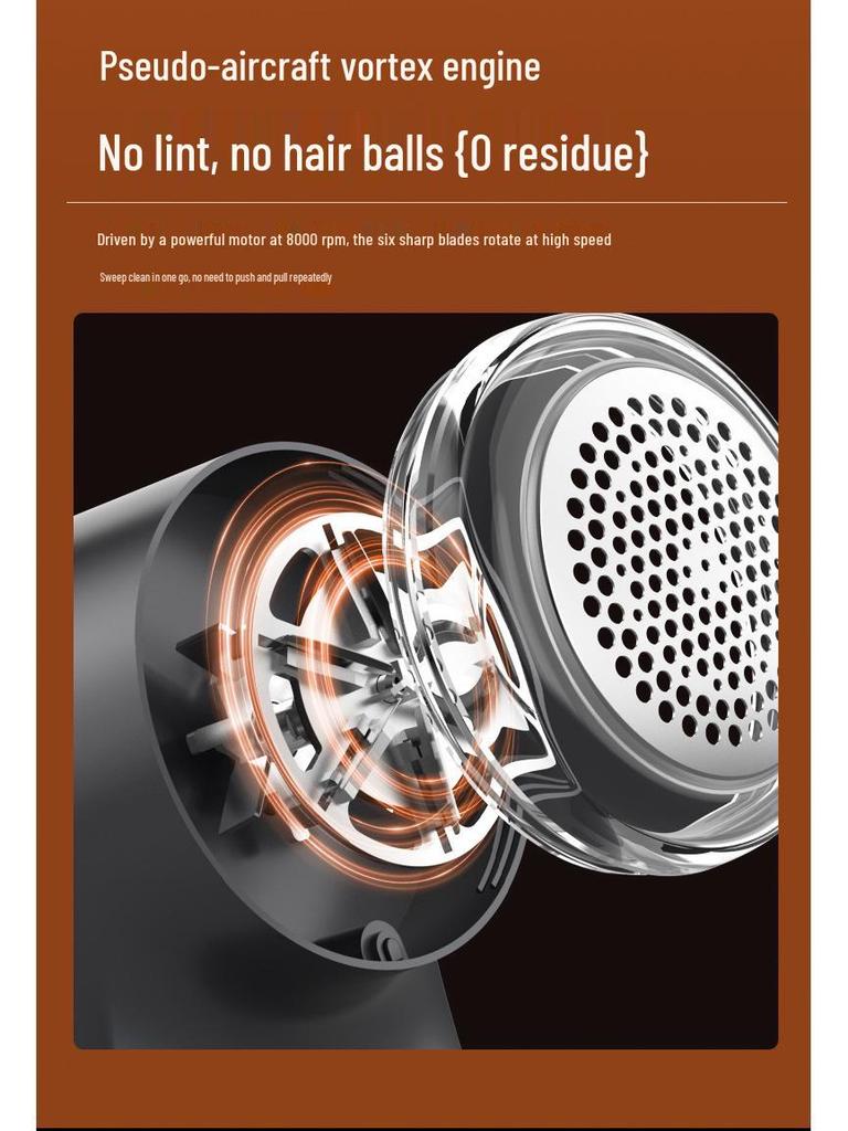 Rechargeable Digital Display Lint Remover Shaver for Clothes