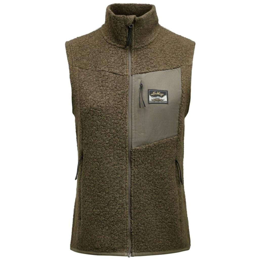 Jacket Lundhags Flok Wool Pile Vest Forest Green 67200