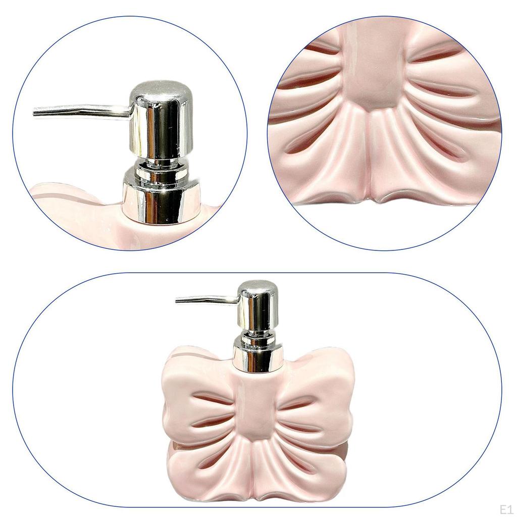 Dozownik do mydła z pompką, Uroczy, Wielokrotnego napełniania, Dekoracyjna butelka na balsam, Butelka na ręce do szamponu