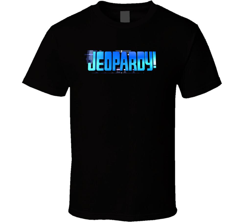 Jeopardy Game Show Logo T Shirt Mens Womens Tees Top 2XL