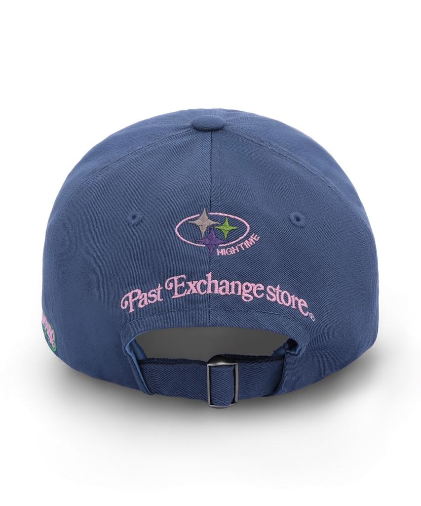 GRAM OUNCE POUND Typo Overlapped 6-Panel Cap Washed Navy