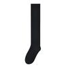 Japanese JK Women's Long Over-the-Knee Pure Cotton Stockings for Spring, Autumn, and Winter - Black, Slim-Fit, Elegant.