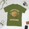 CAPPUCCINO ASSASSINO Italian Brainrot Unisexs T Shirts Funny Tee Shirt Short Sleeve Crew Neck TShirt 100 Cotton Adult Clothing