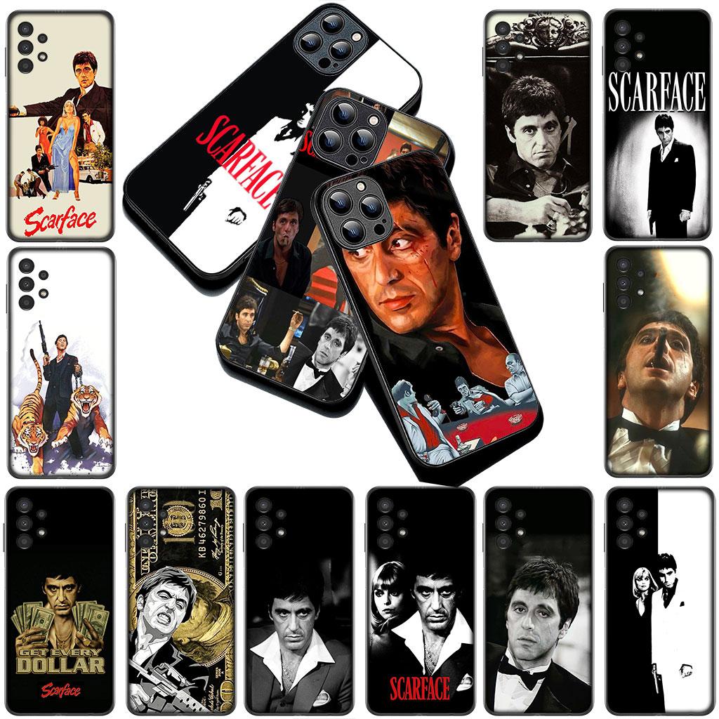 Phone Cover for Xiaomi Redmi 15 15C A4 A5 4G 5G 9A 9C NFC Note 9 8 9T Funda Casing Soft Case S-Scarfaces Tony Al Montana Pacino