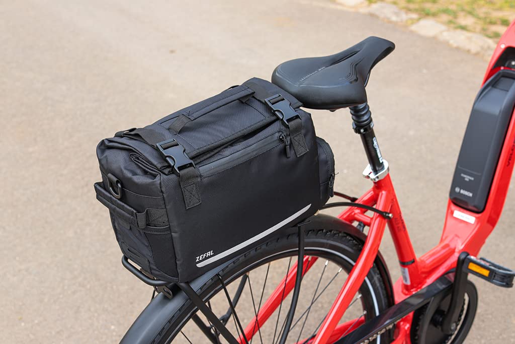 Zefal Z TRAVELER 60 Bicycle Carrier Bag with Universal 7039A Attachment, Black, 20L,