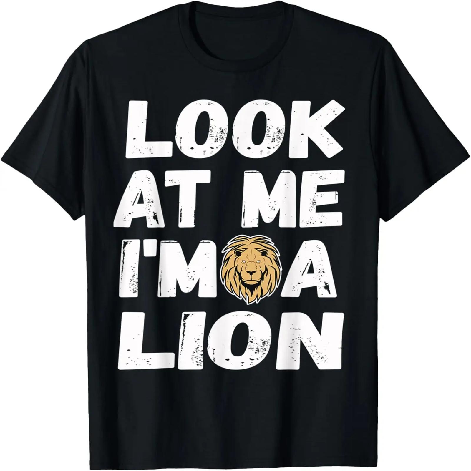 Look at Me I m A LION Shirts Halloween Costume T-Shirt S разноцветный