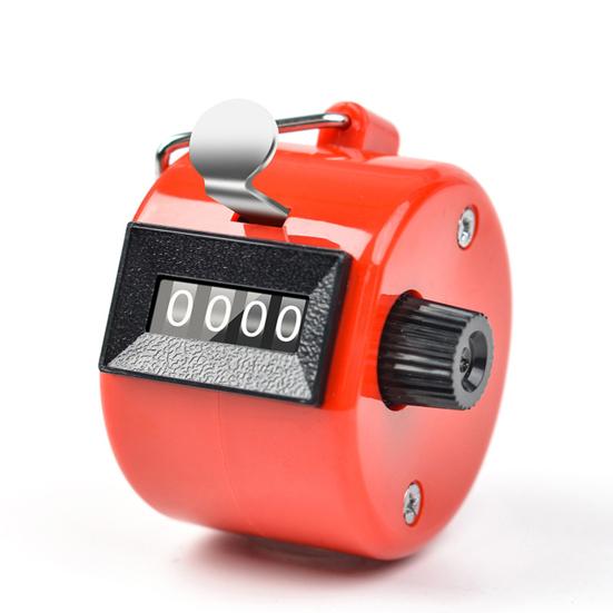 Handheld Tally Counter 4-Digit Number Clicker Counter Coaching Knitting Fishing Golf