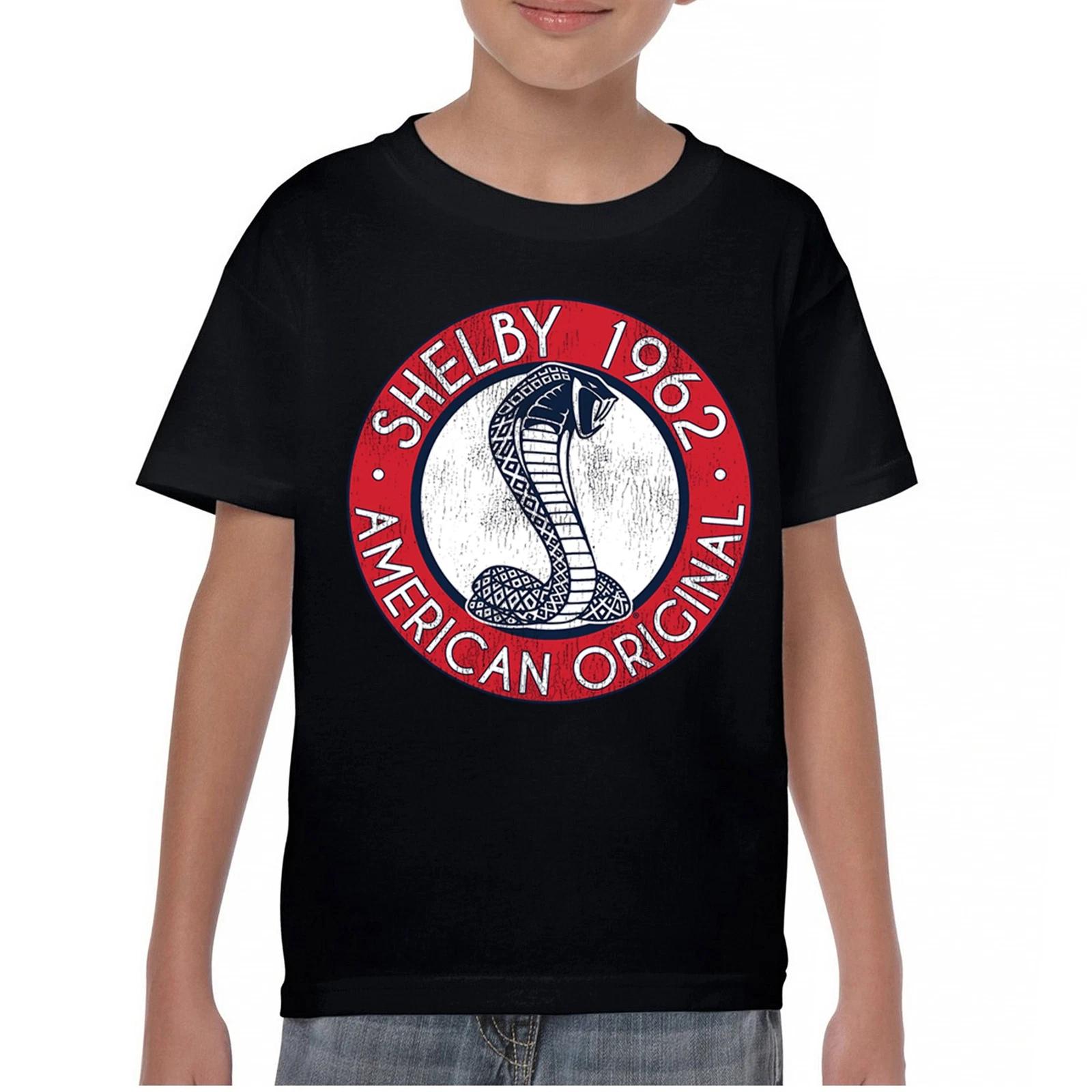 1962 Shelby American Original Youth kids boys T-Shirt Mustang Cobra GT GT500 Ford Kids 120