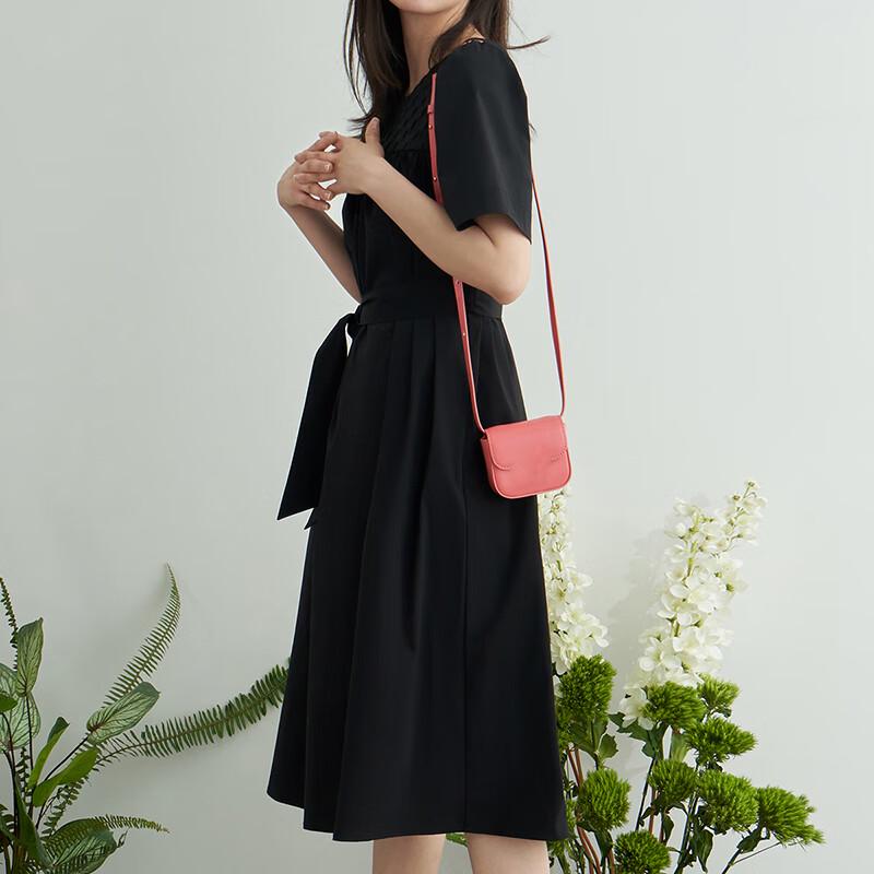 Tatu Women's Spliced Little Black Dress