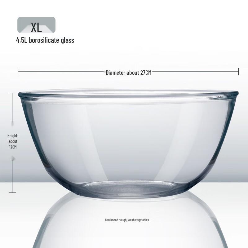 Anvelo Heat-Resistant Glass Mixing Bowl