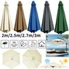 Replacement Parasol Canopy Universal Umbrella Replacement Cloth Garden Parasol Sunshade Cover for Garden Patio Yard Beach Pool