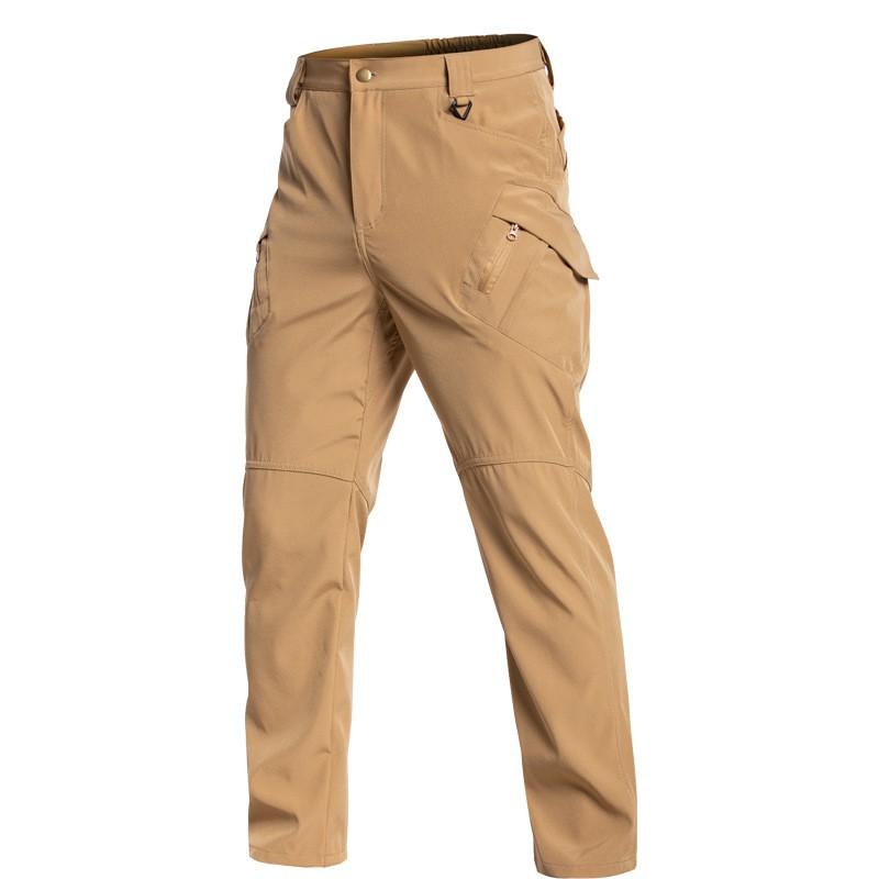 Mens Tactical Cargo Pants Multi-Pocket Outdoor Workwear Durable Water-Resistant Breathable Hiking Camping Cycling