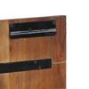 Headboard Multicolored 120 cm Solid Reclaimed Wood