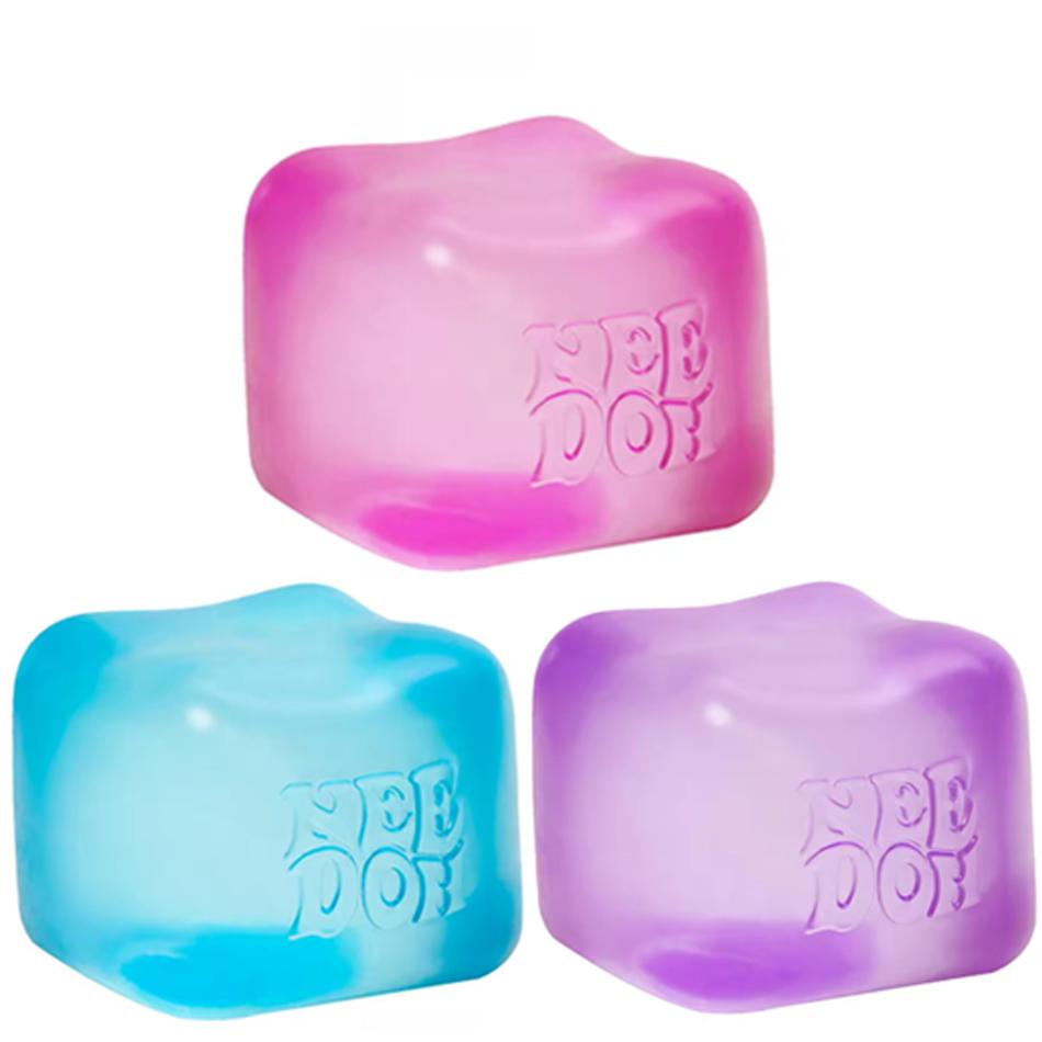 3Pcs Schylling Needoh Nice Cube Sensory Toys Stress Relieving Blocks Pinching Relieving Puzzle Solving Venting Children Souvenir