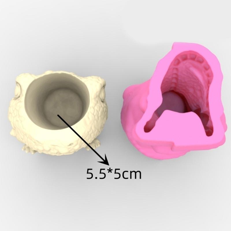 Halloween Skull Man Silicone  Mold Succulent Flowerpot Clay Cement Plaster Molds  Home Garden Flower s Mould