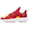 MARVEL X Mesh Cushioning Slip Resistant Low Top Running Shoes Men's Red Yellow 91928807-8