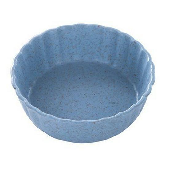 Wheat Straw Kitchen Seasoning Dish - Creative Round Plastic Plate for Dipping Sauce & Snacks