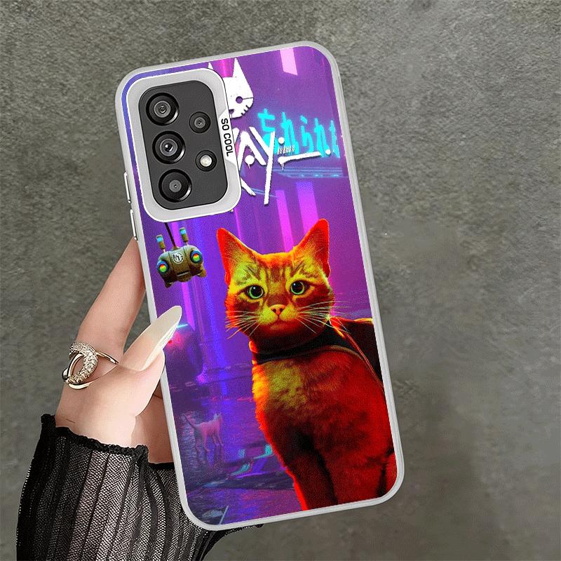 Stray Cat Game B-12 Weiche Handyhülle für Samsung A17 A16 A15 A14 A13 A57 A56 A55 A54 A53 A37 A36 A35 A34 A33 A26 A25 A24 A23 A52