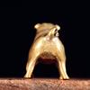 Successful Bronze French Rottweiler Figurine Dense Desk Decoration Wealth Symbol Telecommute Gift for Holidays