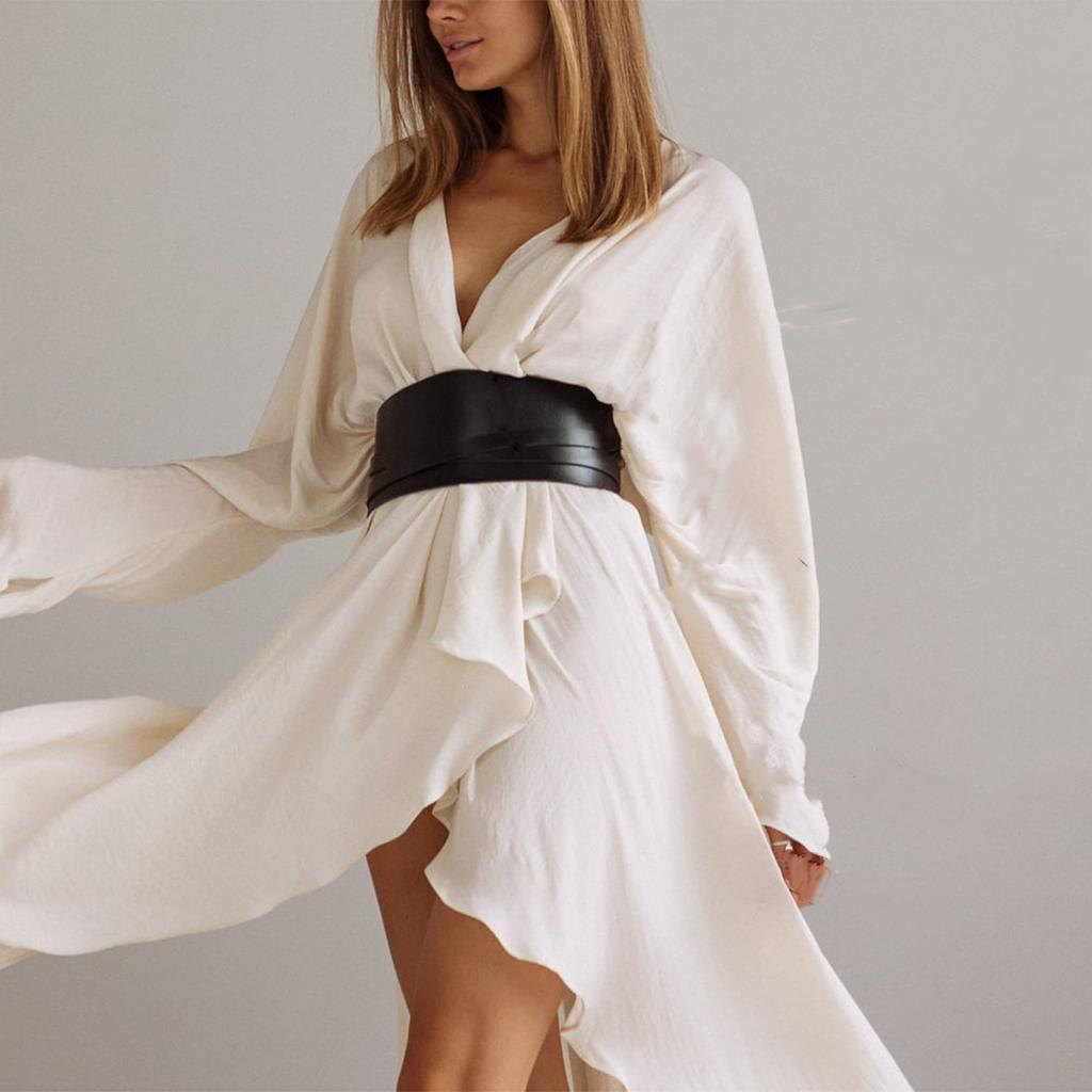 Tight Corset Belt Pu Leather Belt Slim Fit Women's Fashionable High Waisted Belt Suitable for Daily Wear