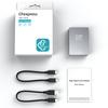 2 in 1 CFexpress Type B&SD Card Reader Portable CF Express Reader USB 3.2 10Gbps Dual-Slot with USB C To USB C/A Cable for SLR