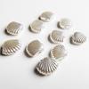 ABS Imitation Pearl Small Shell Loose Beads - High Gloss Pure White Jewelry Accessories for DIY Beading