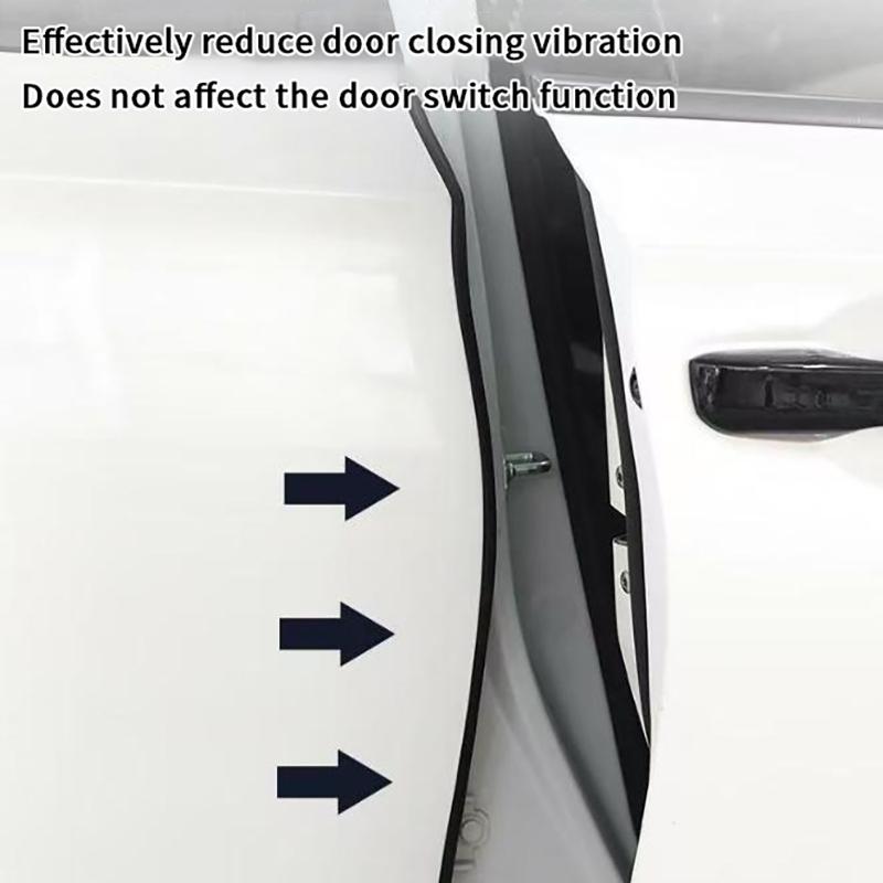 Car Door Rubber Seal Strip Anti-Scratch Protector B Pillar Car Rubber Weatherstrip Auto Door Edge Waterproof Seal Strip