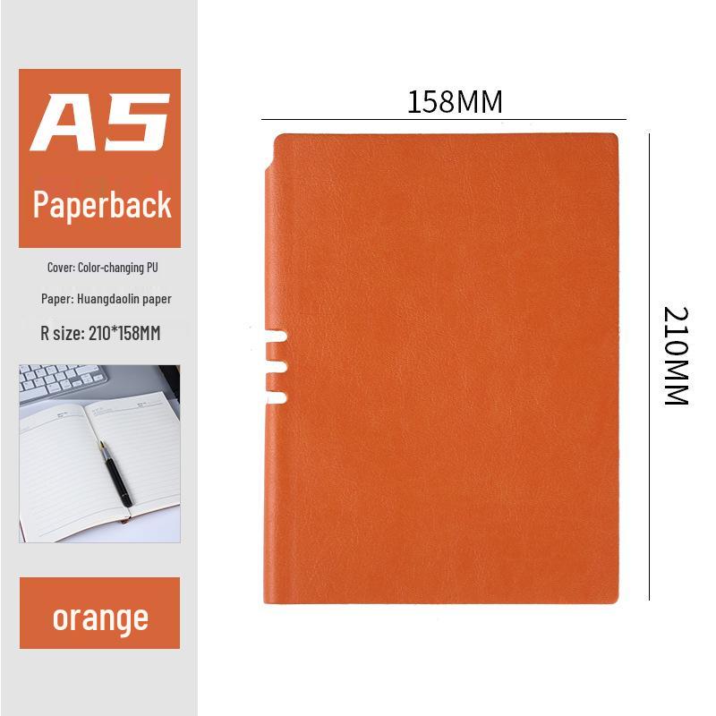 A5 Individuelles weiches Notizbuch aus hohlem Schafsleder mit Logo