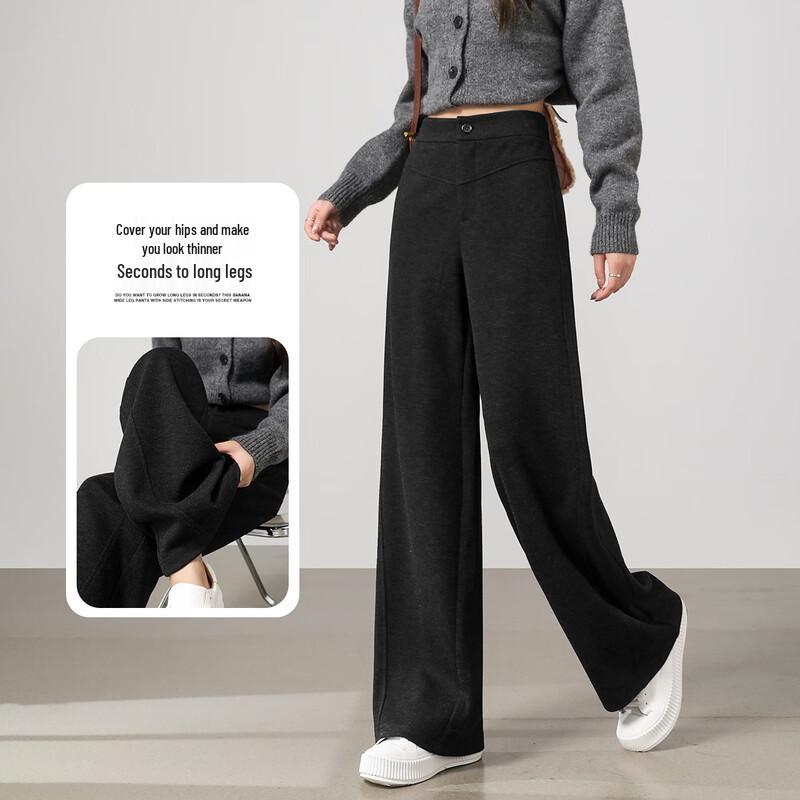 

HSTYLE Women s Tencel Blend Wide-Leg Trousers 2XL