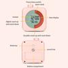 Visual Timer Digital Countdown Timer 60-Minute Silent Classroom Timer Management Tool for Home School Office Kitchen