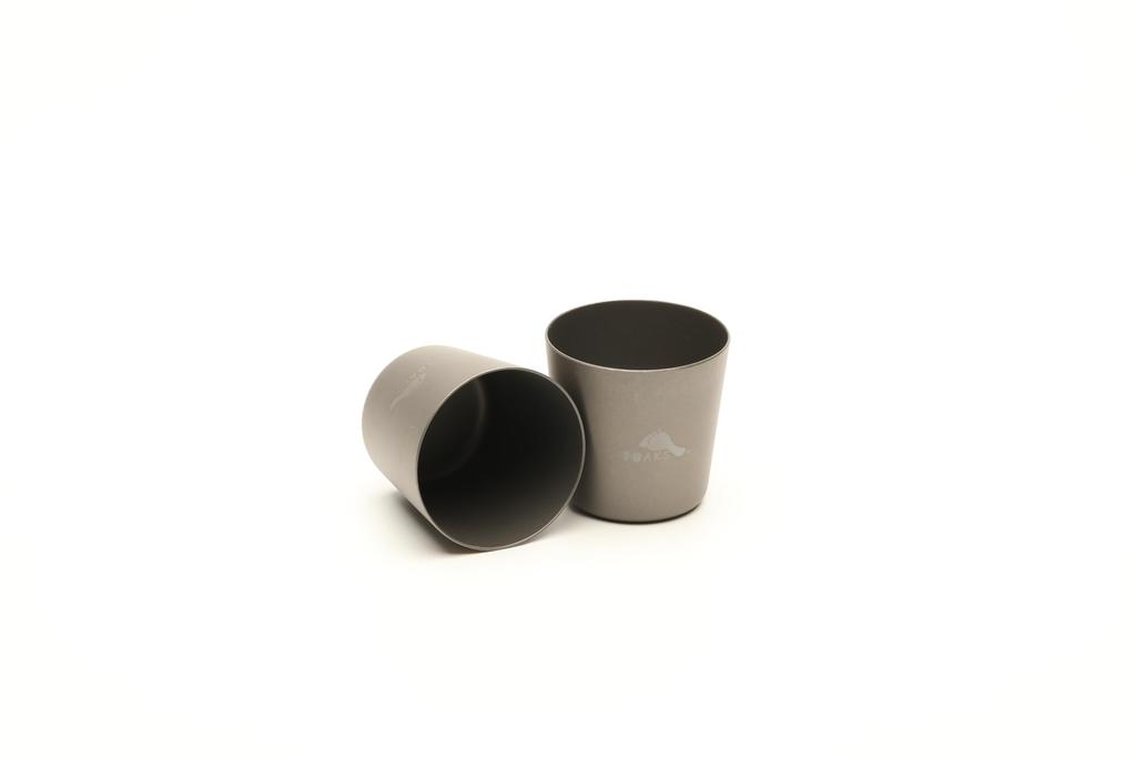 Toaks Titanium Shot Glasses, 42ml, Set of 2