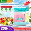 Double-Ended Gold Plastic Interdental Toothpicks - Portable and Disposable for Oral Cleaning