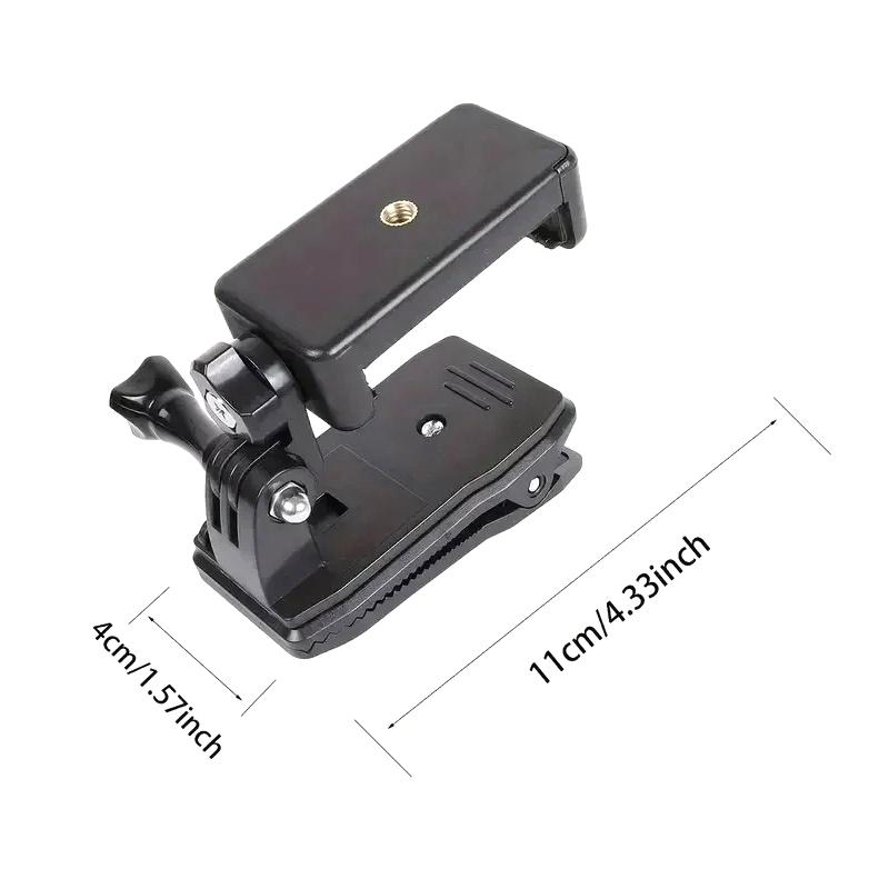

1Pcs Anti-Slide Adjustable Backpack Strap Phone Holder Mount Clip Outdoor Live Video Stand Clamp