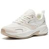 Synthetic Leather Slip Resistant Abrasion Resistant Low Top Running Shoes Women's White Gray 922438812-3