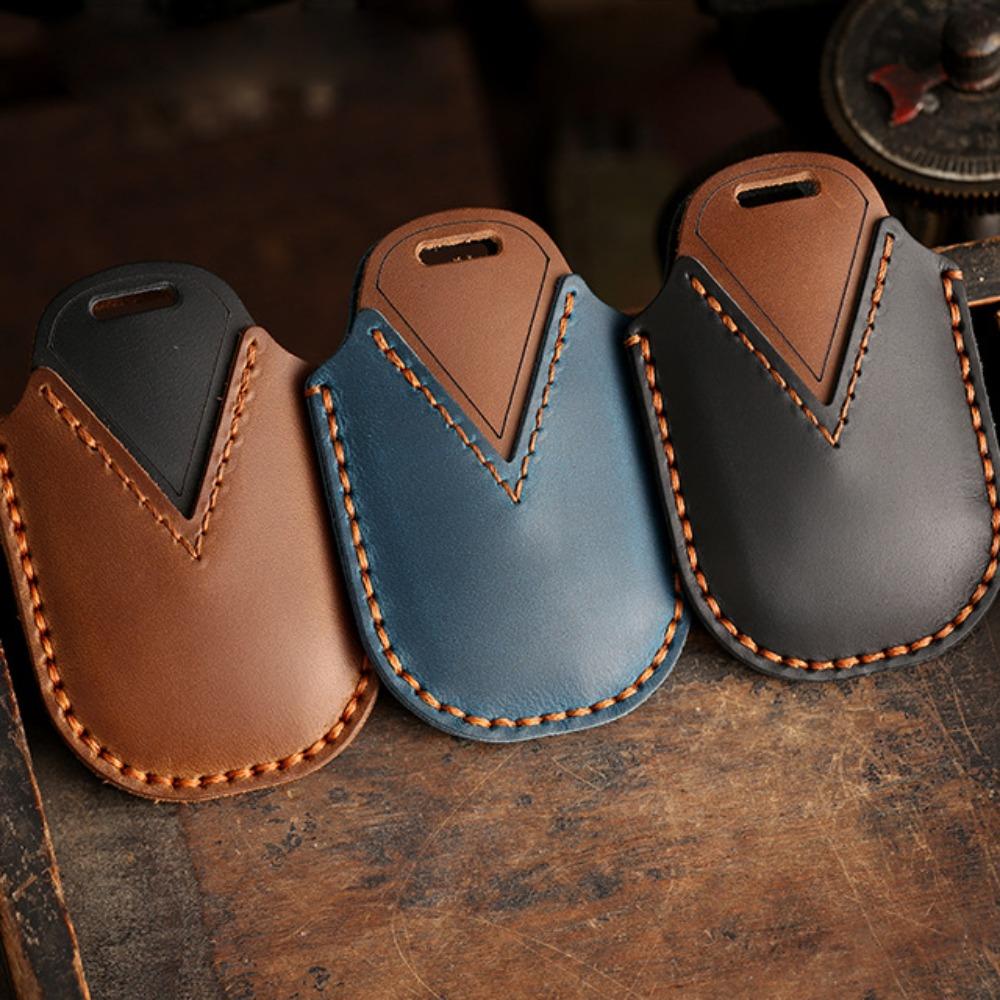 Premium Leather Key Case Cover for 2024 Honda Odyssey Elite Hybrid Car Keys Luxury Protection